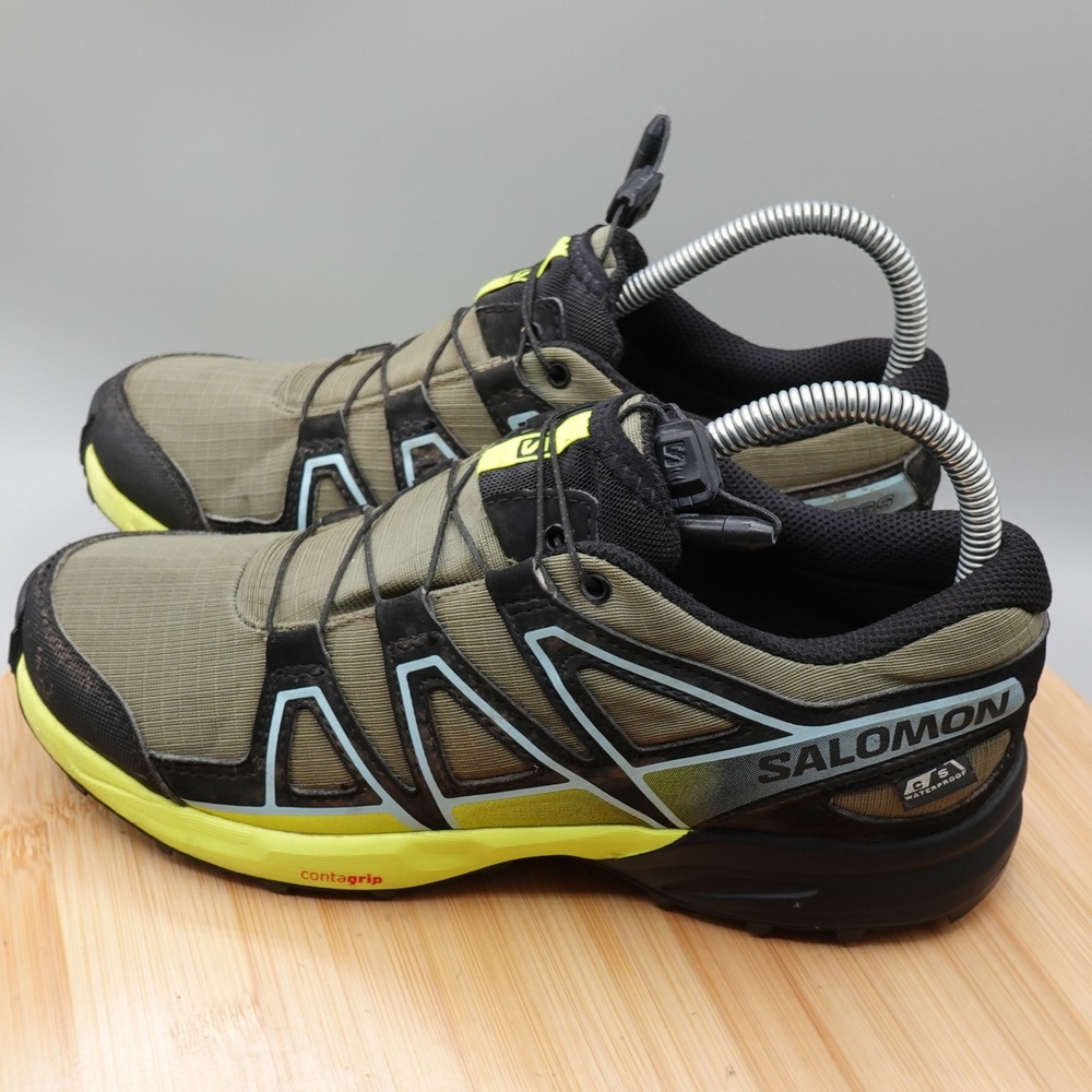Salomon Shoes Womens 6 Green Speedcross Trail Running 472789 Flaw